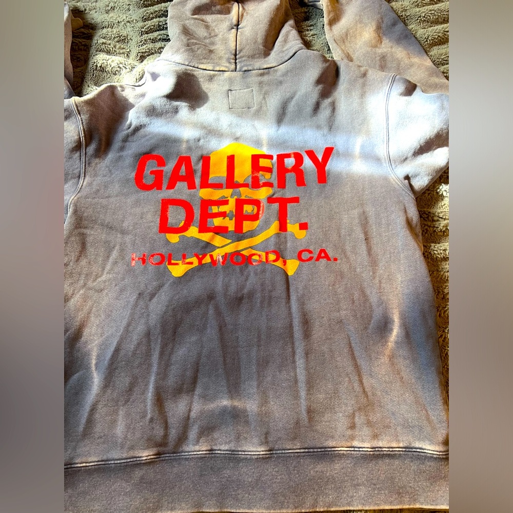 COPY - Gallery Dept. zippered tie dye hoodie